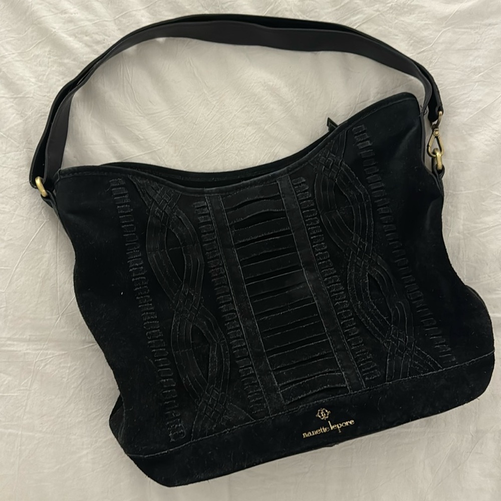 Nanette Lepore Suede Hobo Bag